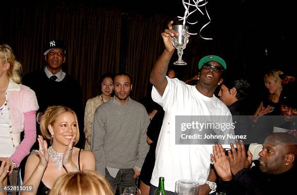 Sean P.Diddy Combs during Sean P. Diddy Combs' Surprise 35th Birthday Party at Figa in New York City, New York, United States.