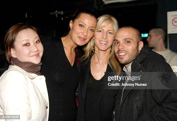 Sky, Jessica Rosenblum and Richie Akiva during Sean P. Diddy Combs' Surprise 35th Birthday Party at Figa in New York City, New York, United States.