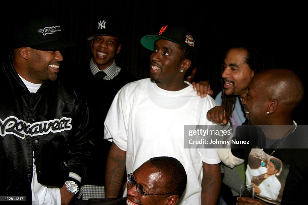 Damon Dash, JayZ, Sean P.Diddy Combs, Tony Shellman and O'Neal... News