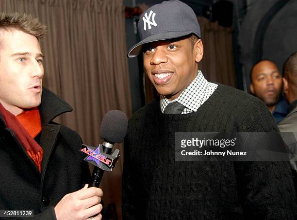 Jay-Z during Sean P. Diddy Combs' Surprise 35th Birthday Party at Figa in New York City, New York, United States.