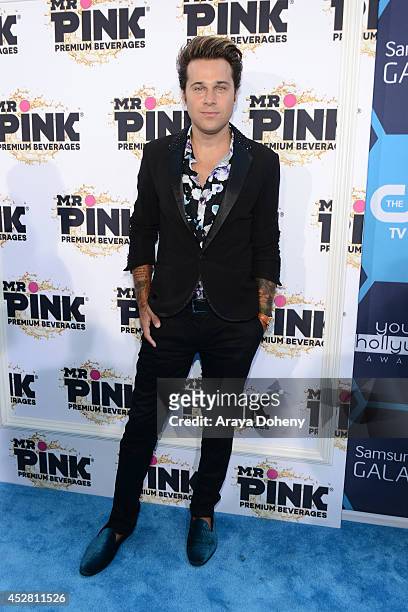 Singer Ryan Cabrera attends the 2014 Young Hollywood Awards brought to you by Mr. Pink held at The Wiltern on July 27, 2014 in Los Angeles,...