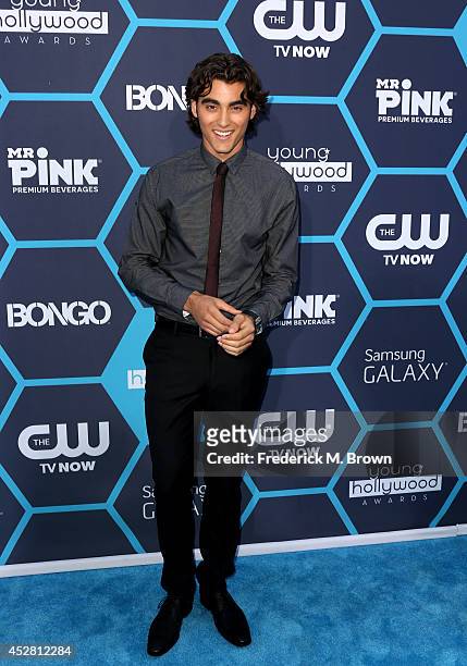 Actor Blake Michael attends the 2014 Young Hollywood Awards brought to you by Samsung Galaxy at The Wiltern on July 27, 2014 in Los Angeles,...