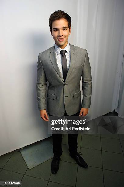 Actor Nathan Kress attends the 2014 Young Hollywood Awards brought to you by Samsung Galaxy at The Wiltern on July 27, 2014 in Los Angeles,...