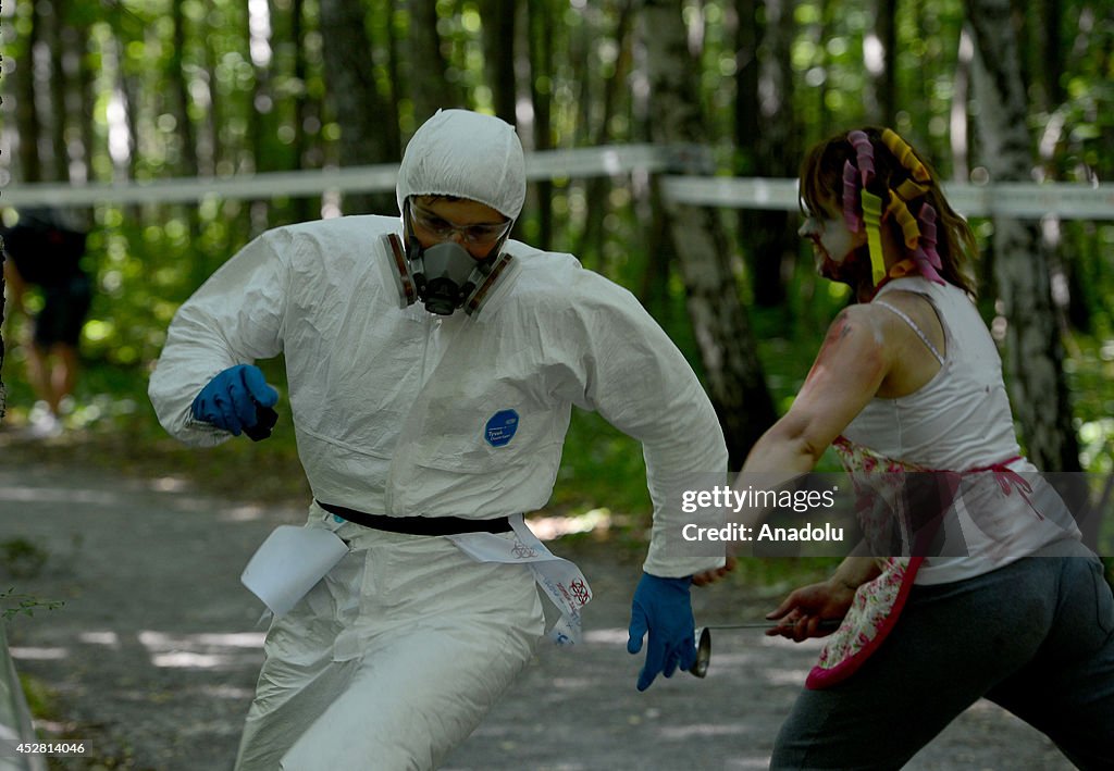 Running against zombies in Moscow