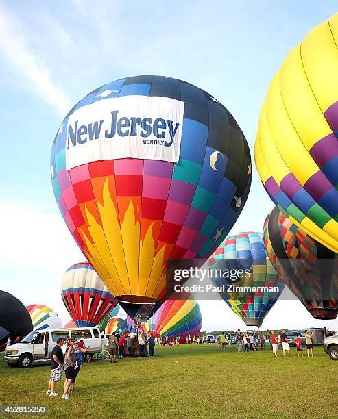 The largest summertime hot air balloon and music festival in North America the 2014 Quick Chek New Jersey Festival of Ballooning at Solberg Airport...