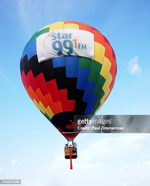 The largest summertime hot air balloon and music festival in North America the 2014 Quick Chek New Jersey Festival of Ballooning at Solberg Airport...