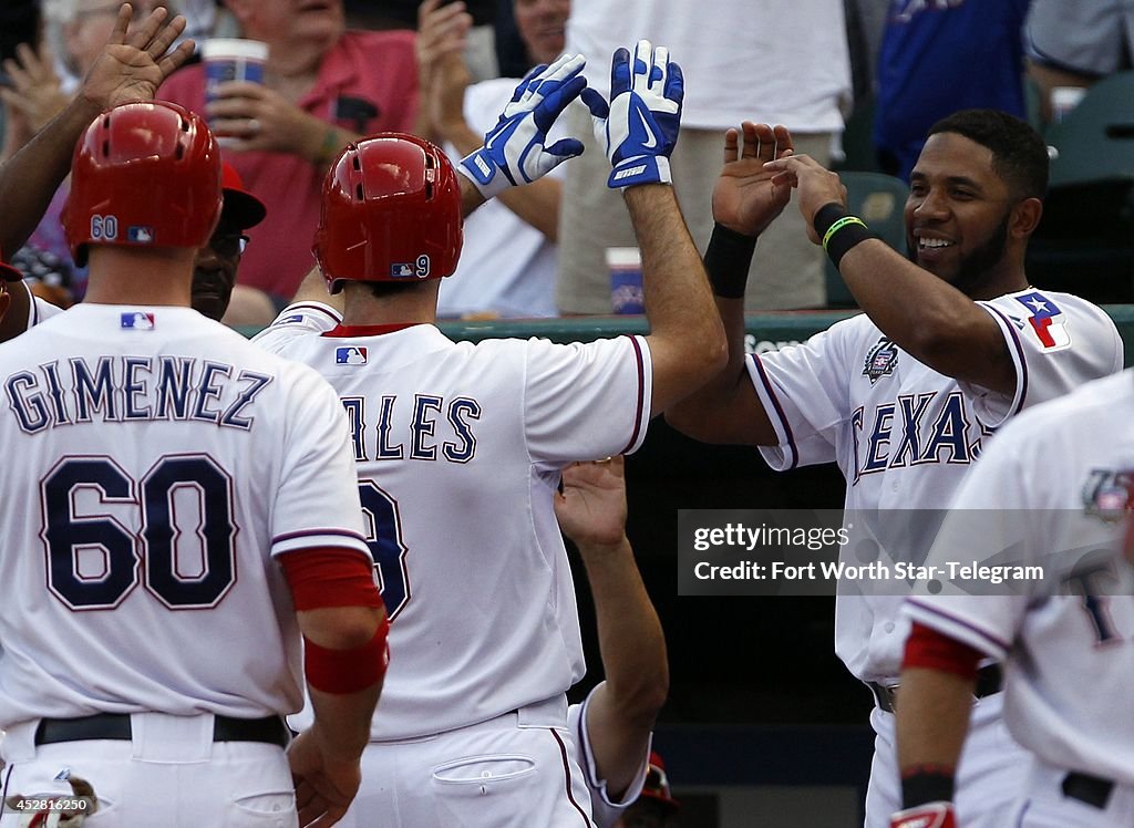 Athletics at Rangers