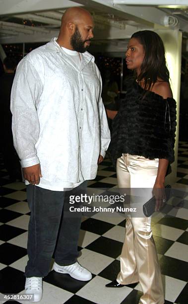 Suge Knight and Omarosa Manigault-Stallworth of The Apprentice
