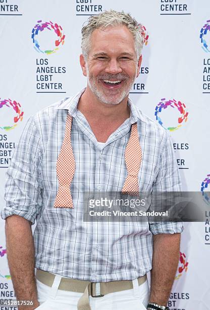 Actor Gerald McCullouch attends the GLEH/Los Angeles LGBT Center's Garden Party on July 27, 2014 in Los Angeles, California.