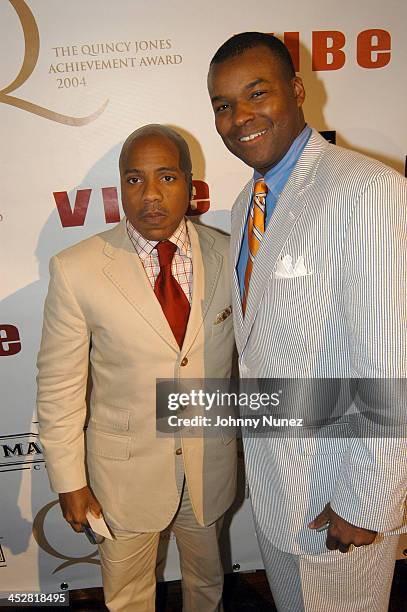 Kedar Massenburg of Universal Motown and Kenard Gibbs of Vibe