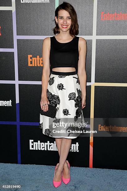 Actress Emma Roberts arrives at Entertainment Weekly's Annual Comic Con Celebration at Float at Hard Rock Hotel San Diego on July 26, 2014 in San...