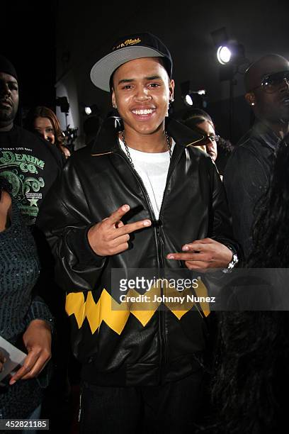 Chris Brown during 2005 Vibe Awards - Red Carpet at Sony Studios in Culver City, California, United States.