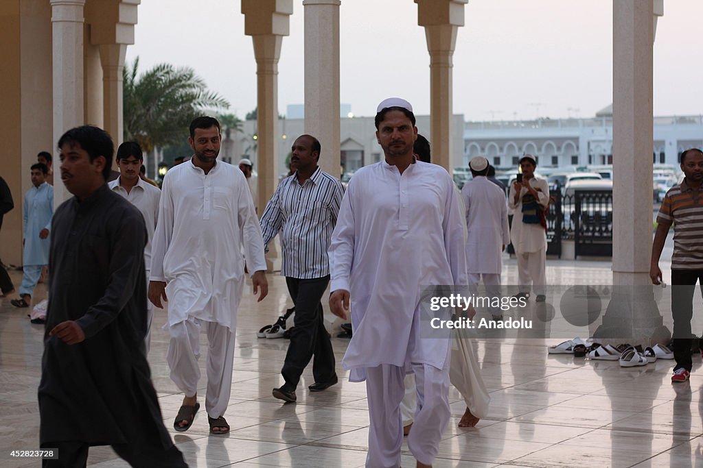 Eid al-Fitr prayer in Dubai