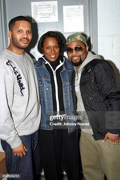 Fa, Maria Davis and Musiq during Bilal in Concert with Guests Musiq, Keyshia Cole and Jaguar Wright - December 11, 2004 at B.B.Kings in New York...