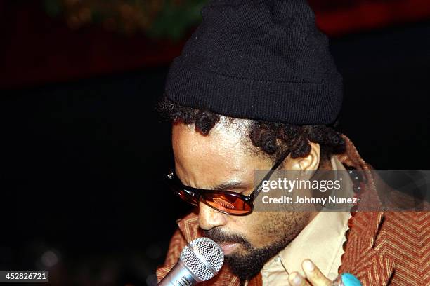 Bilal during Bilal in Concert with Guests Musiq, Keyshia Cole and Jaguar Wright - December 11, 2004 at B.B.Kings in New York City, New York, United...