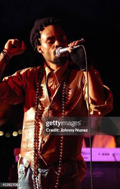 Bilal during Bilal in Concert with Guests Musiq, Keyshia Cole and Jaguar Wright - December 11, 2004 at B.B.Kings in New York City, New York, United...