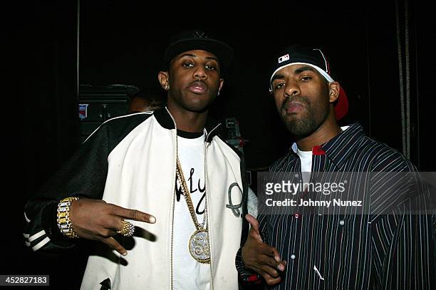 Fabolous and DJ Clue during Nelly, Fat Joe and T.I. In Concert at Madison Square Garden - April 15, 2005 at Madison Square Garden in New York City,...