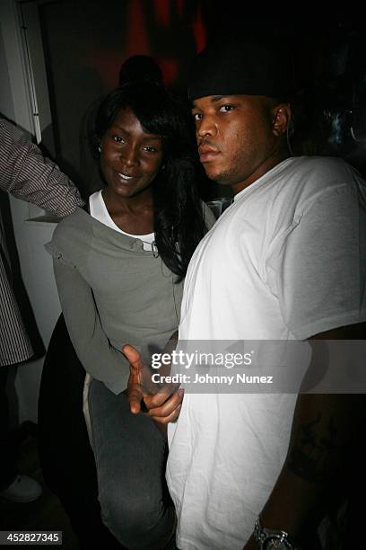 Adjua and Styles P attends Sheek Louch's Silverback Gorilla Album Release Party March 19, 2008 at SOFA Lounge in the Bronx, New York City.