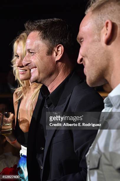 Reality TV Show Host Chris Harrison and the casts of 'The Bachelor' and 'The Bachelorette' in the audience at the 2014 Young Hollywood Awards brought...