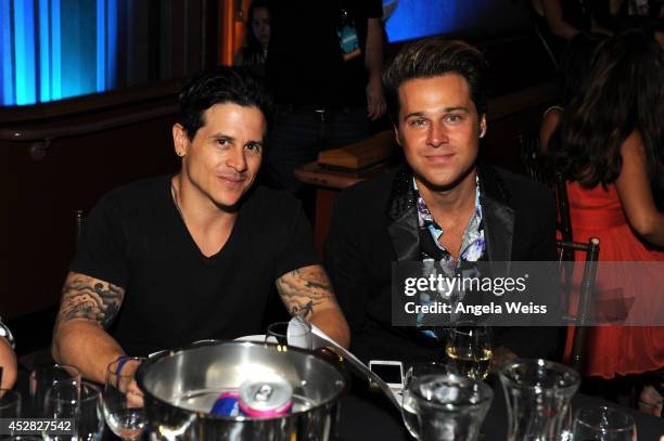 Ryan Cabrera in the audience at the 2014 Young Hollywood Awards brought to you by Samsung Galaxy at The Wiltern on July 27, 2014 in Los Angeles,...