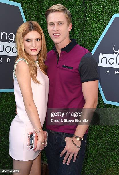 Bella Thorne and Tristan Klier arrives at the 16th Annual Young Hollywood Awards at The Wiltern on July 27, 2014 in Los Angeles, California.