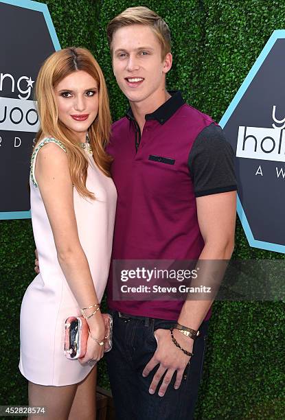 Bella Thorne and Tristan Klier arrives at the 16th Annual Young Hollywood Awards at The Wiltern on July 27, 2014 in Los Angeles, California.