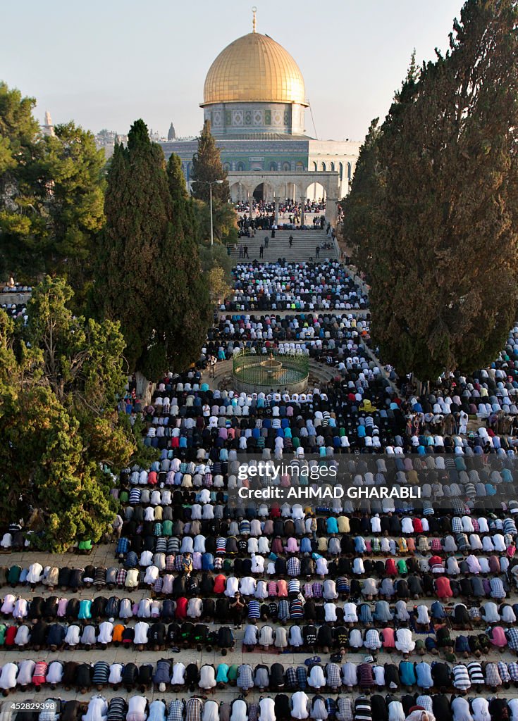 PALESTINIAN-ISRAEL-RELIGION-ISLAM-JERUSALEM-RAMADAN-EID-HOLIDAY