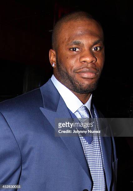 Bryant Johnson of the Detroit Lions attends Denrick Romain's 30th birthday party at the Paramount Hotel on January 9, 2010 in New York City.