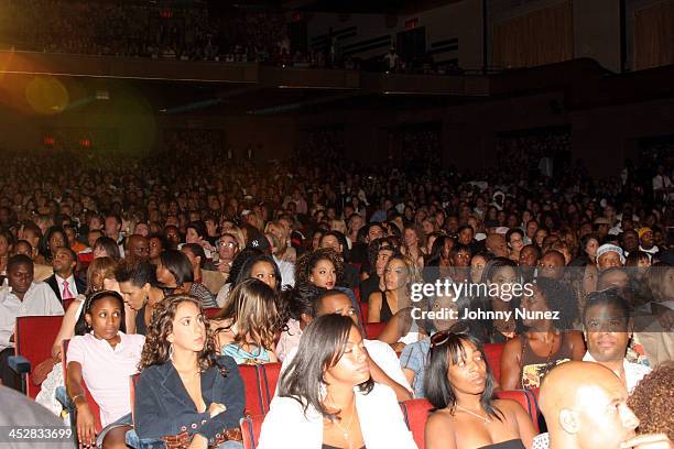 Atmosphere during Olympus Fashion Week Spring 2006 - Baby Phat - Front Row and Backstage at Radio City Music Hall in New York City, New York, United...