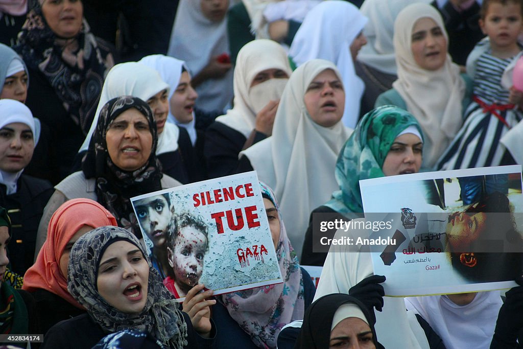 Protest in Hebron