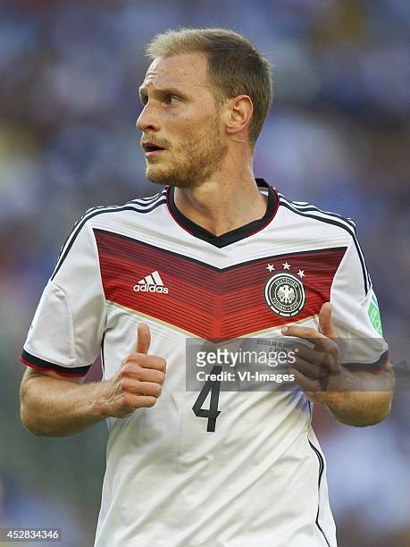 Benedikt Howedes of Germany during the final of the FIFA World Cup 2014 on July 13, 2014 at the Maracana stadium in Rio de Janeiro, Brazil.