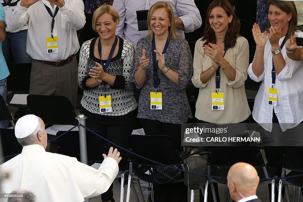 ITALY-RELIGION-POPE-VISIT-EVANGELICAL