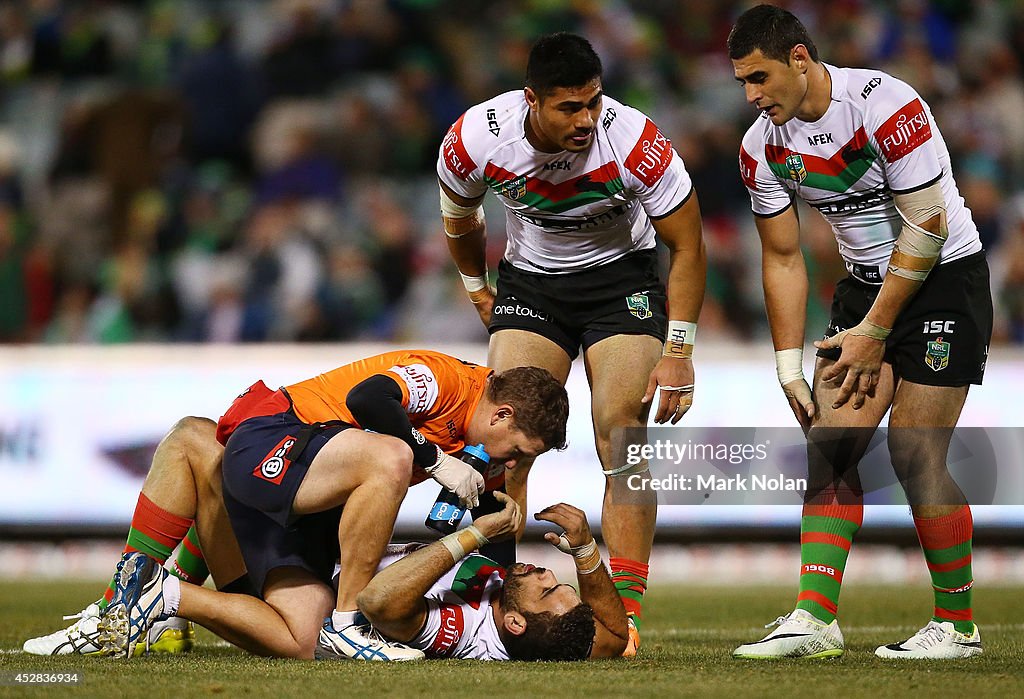 NRL Rd 20 - Raiders v Rabbitohs