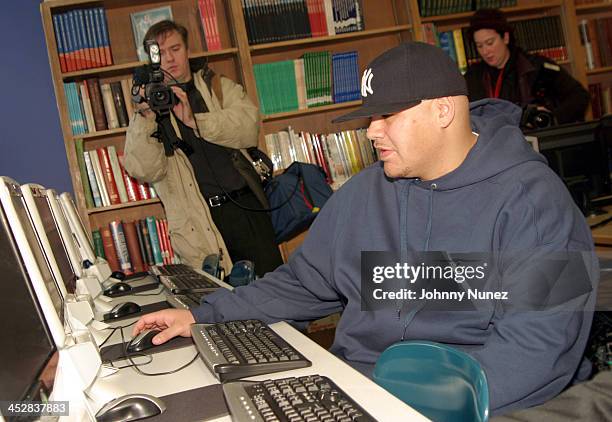 Joe Computer 46 Fat Joe Computer Donation To P S 146 In The Bronx Stock Photos, High ...