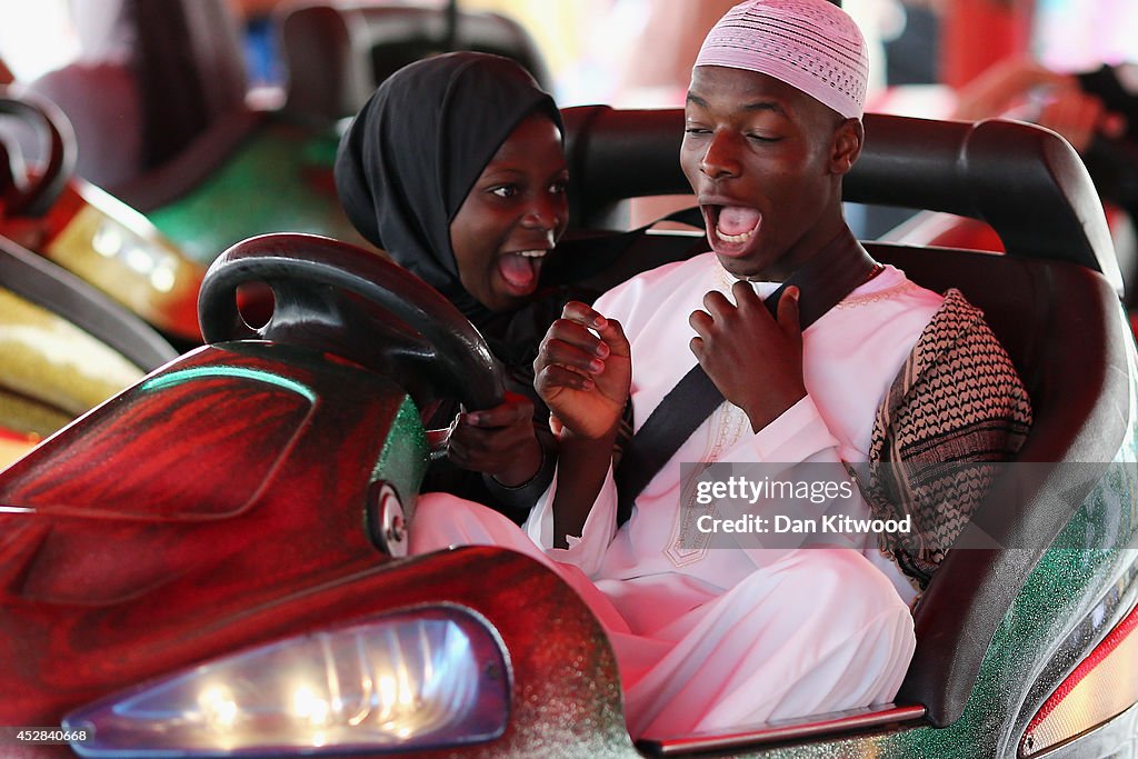 Muslims Celebrate The Festival Of Eid In London