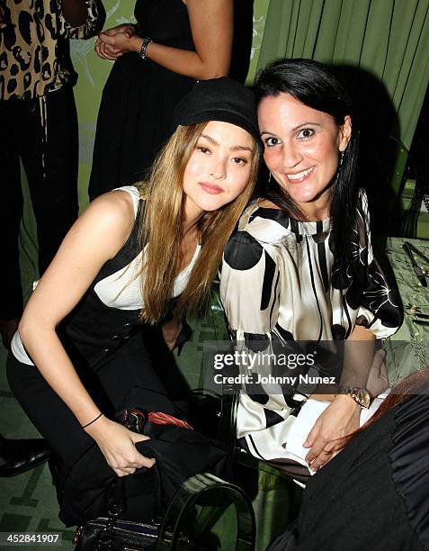 Devon Aoki and Sharon Segal during Kimora Lee Simmons Presents KLS Fall 2007 Collection - Inside at Social Hollywood in Los Angeles, California,...