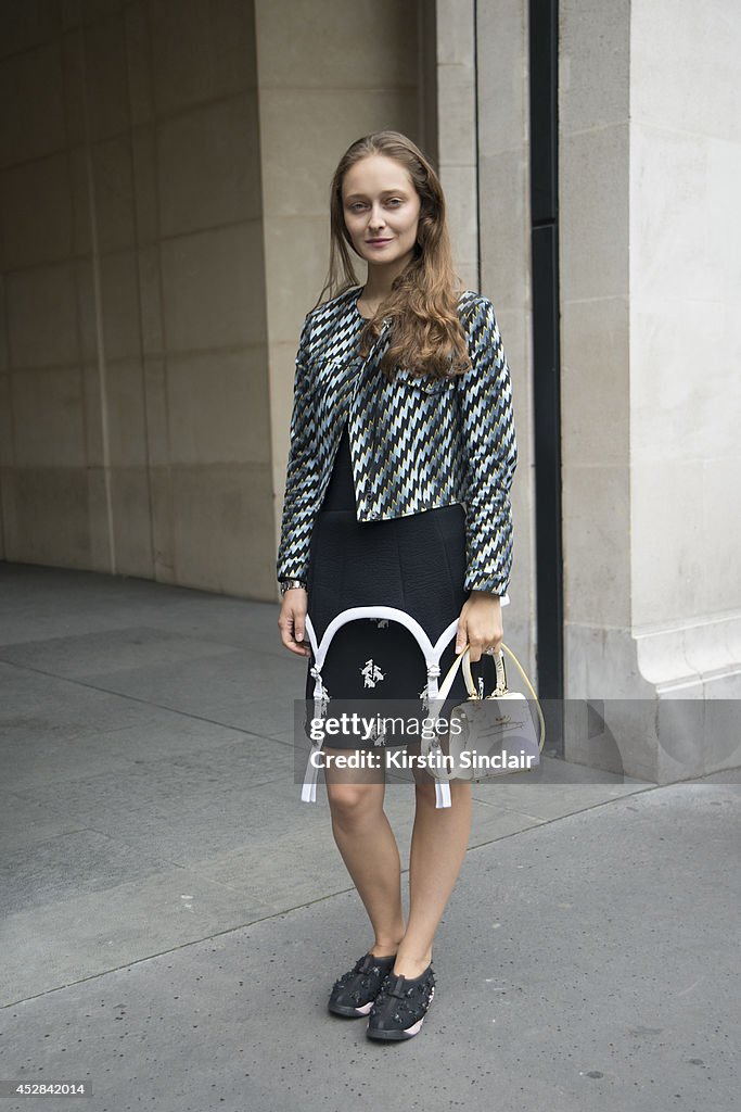 Street Style - Paris Fashion Week, Haute Couture F/W 2014-2015 : July 9th