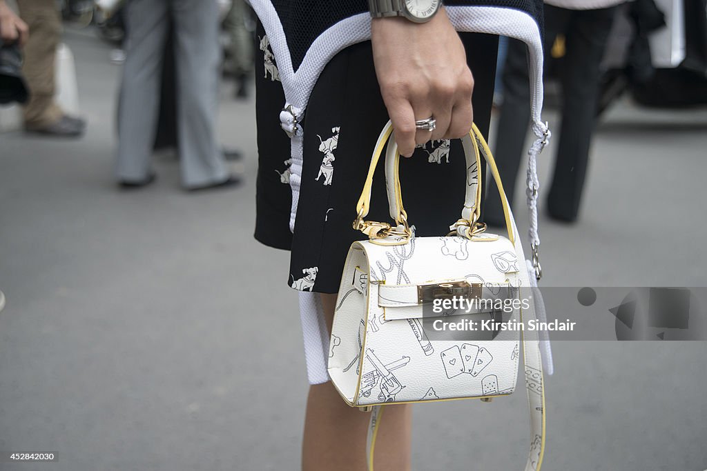 Street Style - Paris Fashion Week, Haute Couture F/W 2014-2015 : July 9th