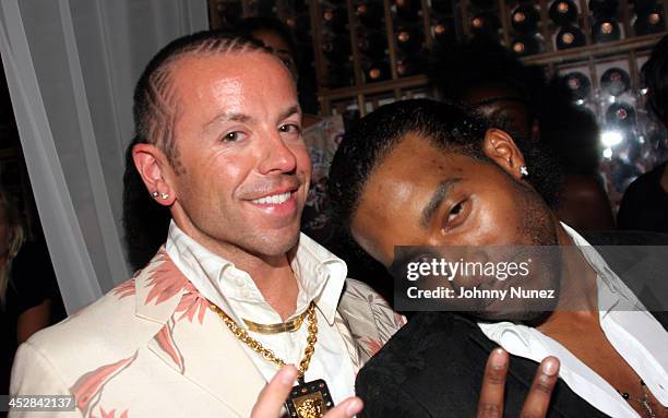 Damon Peruzzi and Guest during Nas Birthday Party - September 12, 2005 at Butter in New York City, New York, United States.