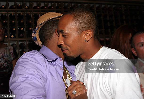 Nas and Dallas Austin during Nas Birthday Party - September 12, 2005 at Butter in New York City, New York, United States.