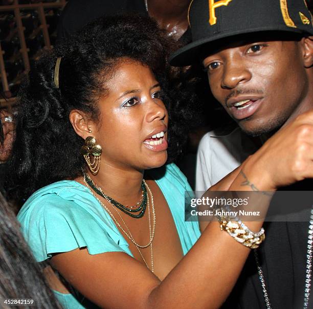 Kelis and Jungle during Nas Birthday Party - September 12, 2005 at Butter in New York City, New York, United States.