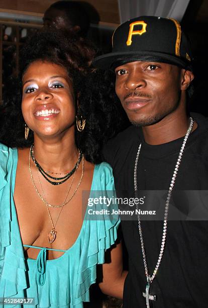 Kelis and Jungle during Nas Birthday Party - September 12, 2005 at Butter in New York City, New York, United States.