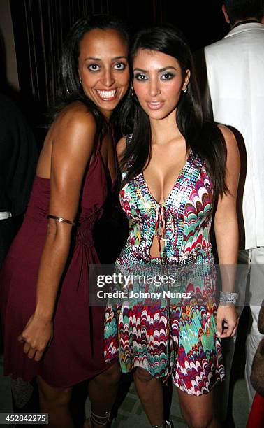 Chudney Lane Ross and Kim Kardashian during Kimora Lee Simmons Presents KLS Fall 2007 Collection - Inside at Social Hollywood in Los Angeles,...