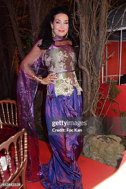 Lamia Khashoggi attends the Monika Bacardi Summer Party 2014 St Tropez at Les Moulins de Ramatuelle on July 27, 2014 in Saint Tropez, France.