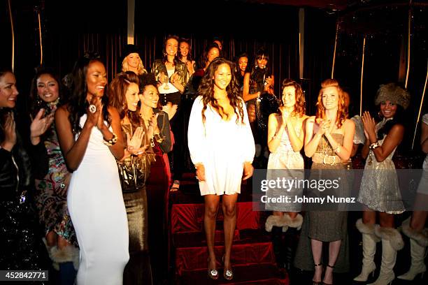 Models and Kimora Lee Simmons during Kimora Lee Simmons Presents KLS Fall 2007 Collection - Inside at Social Hollywood in Los Angeles, California,...