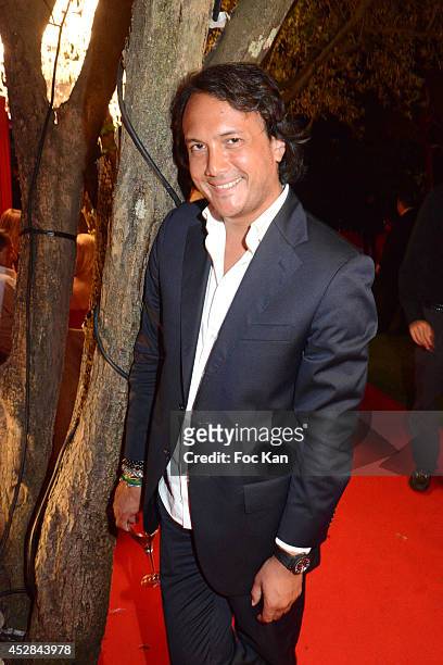 David Kane attends the Monika Bacardi Summer Party 2014 St Tropez at Les Moulins de Ramatuelle on July 27, 2014 in Saint Tropez, France.