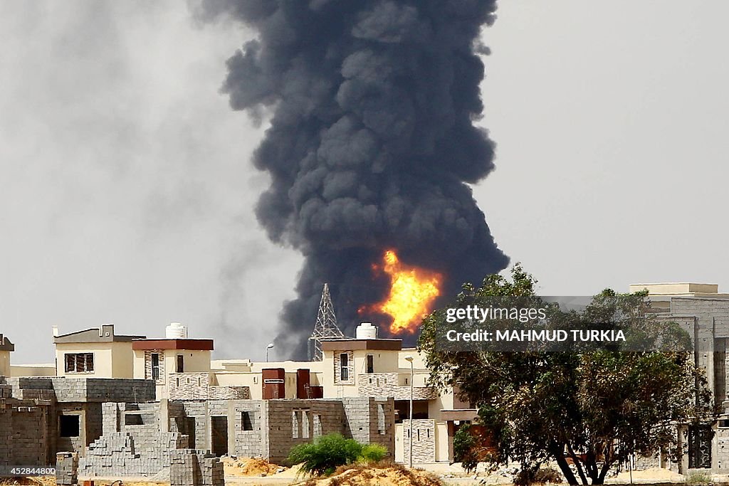 LIBYA-UNREST-FIRE