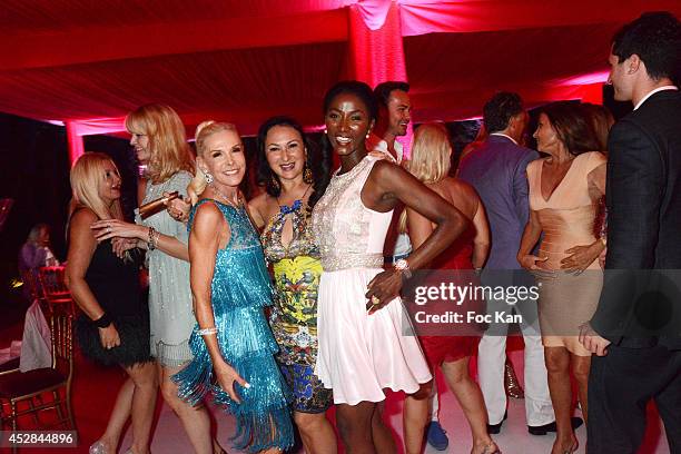 General view of atmosphere during the Monika Bacardi Summer Party 2014 St Tropez at Les Moulins de Ramatuelle on July 27, 2014 in Saint Tropez,...