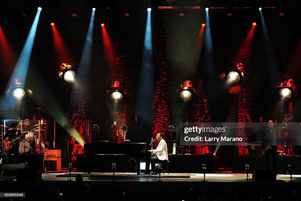 John Legend Performs At Mizner Park Amphitheater