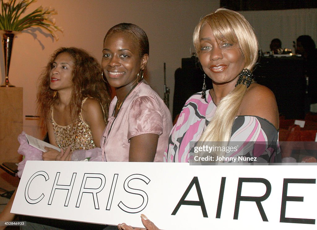 Keisha Combs and Janice Combs during Olympus Fashion Week Spring 2006